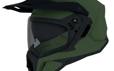 Casco adventure Acerbis Assault Green Military helmet