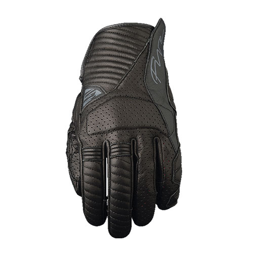 Guanti Moto Five Arizona Black Leather Pelle Vintage Gloves uomo