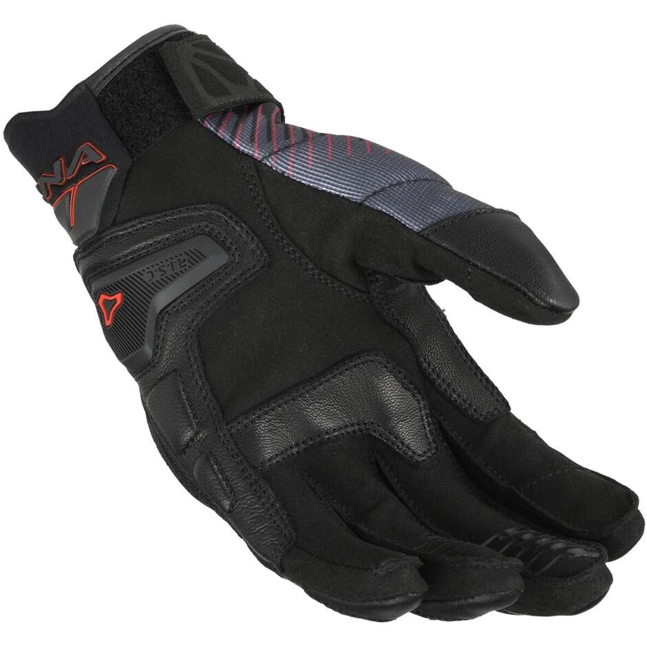 Guanti Moto Estivi Macna Rime 2.0 Black Red Uomo Moto