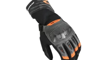 Guanti Moto Estivi Macna Tempo Black Orange Uomo Moto