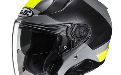 Casco Jet Fibra Hjc RPHA 31 CHELET MC3HSF Yellow Fiber Jet Helmet