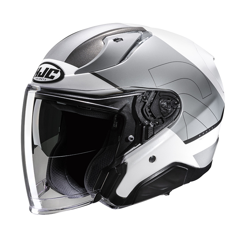 Casco Jet Fibra Hjc RPHA 31 CHELET MC10 Grey Fiber Jet Helmet