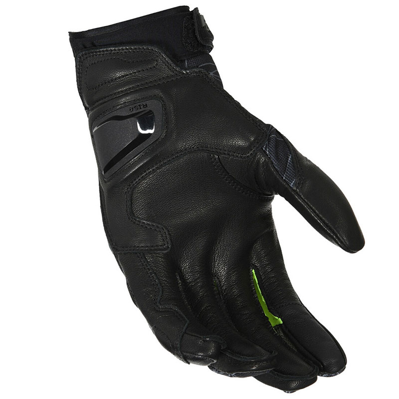 Guanti Moto Estivi Macna Rocco Black Yellow Uomo Moto