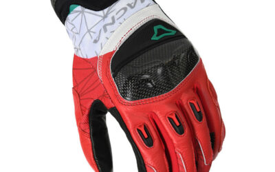 Guanti Moto Estivi Macna Rocco White Red Uomo Moto