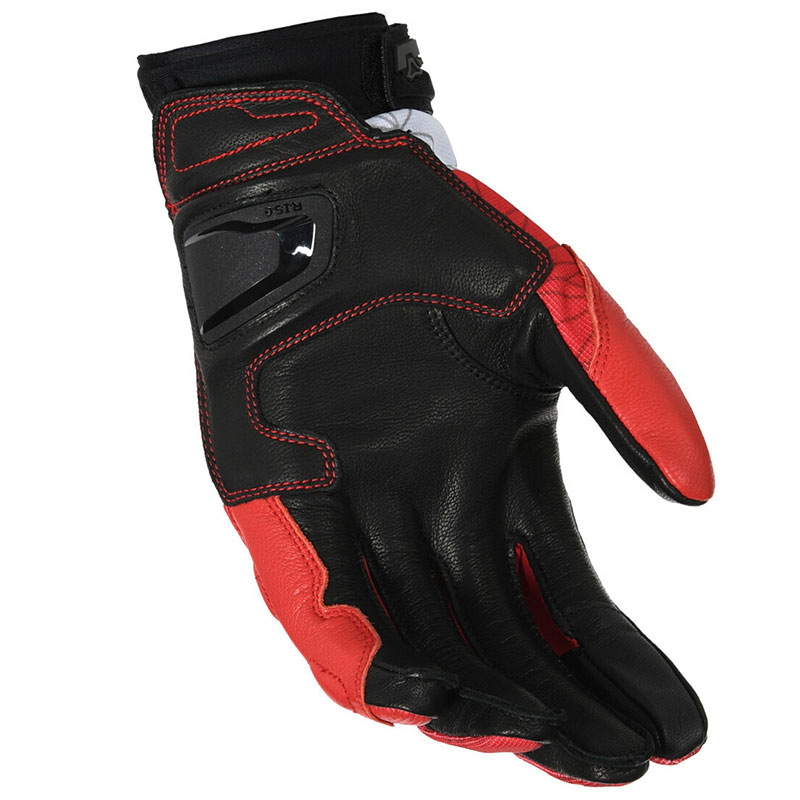 Guanti Moto Estivi Macna Rocco White Red Uomo Moto