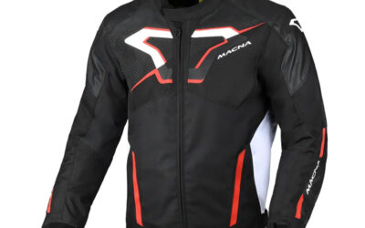 Giacca Moto Invernale Impermeabile Uomo Macna Tazar 2.0 Black Red