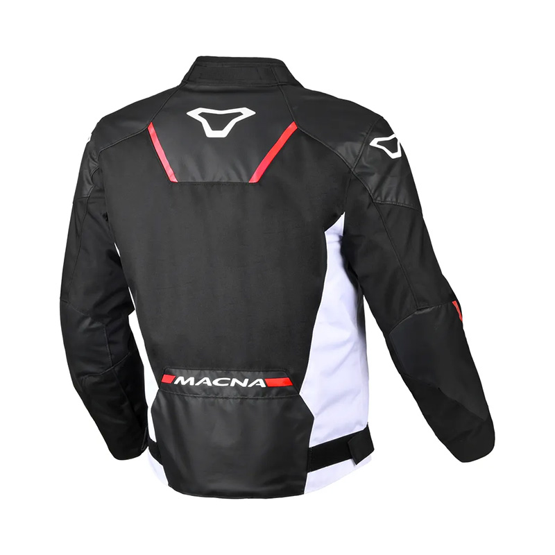 Giacca Moto Invernale Impermeabile Uomo Macna Tazar 2.0 Black Red