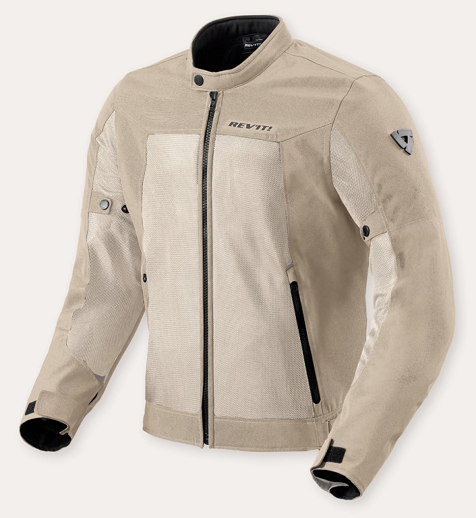 Giacca moto estiva traforata Rev'it Eclipse 2 sabbia sand mesh perforated summer jacket