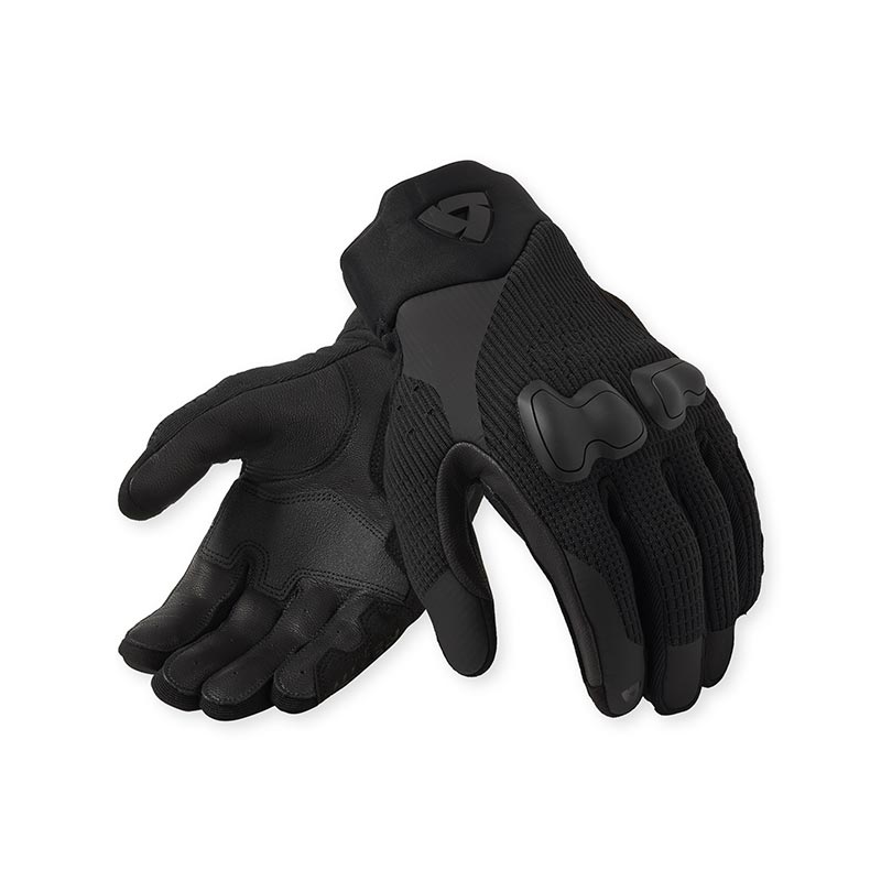 Guanti Moto Revit Kinetic 2 Black Uomo Summer Gloves