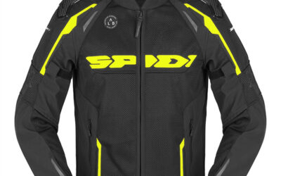 Giacca Estiva Spidi Race Warrior 2 Net Black Yellow Uomo