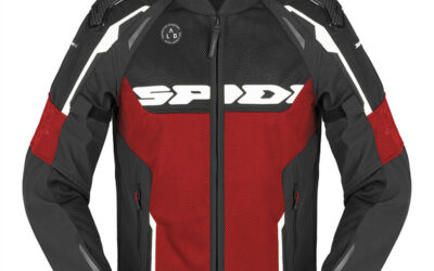 Giacca Estiva Spidi Race Warrior 2 Net Black Red Uomo