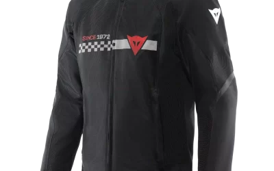 Giacca Dainese Herosphere Air Tex Black White Stripes Red jacket