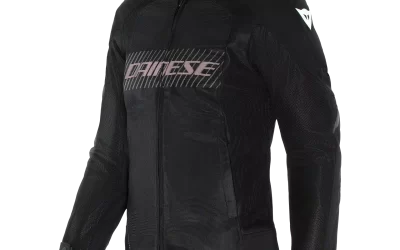 Giacca Donna Dainese Herosphere Air Tex Black White Peach jacket