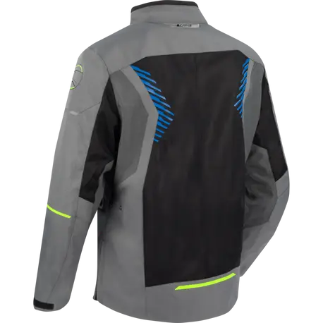 Giacca Moto Uomo Bering BAKUNDU Impermeabile Blue Grey Jacket