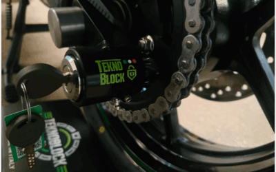 Blocca Ruota Antifurto TeknoBlock KAWASAKI VERSYS 1100 2025 TKKAW04 Wheel Easy Block