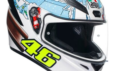 Casco integrale Agv K1 S Rossi Winter Test 2017 helmet