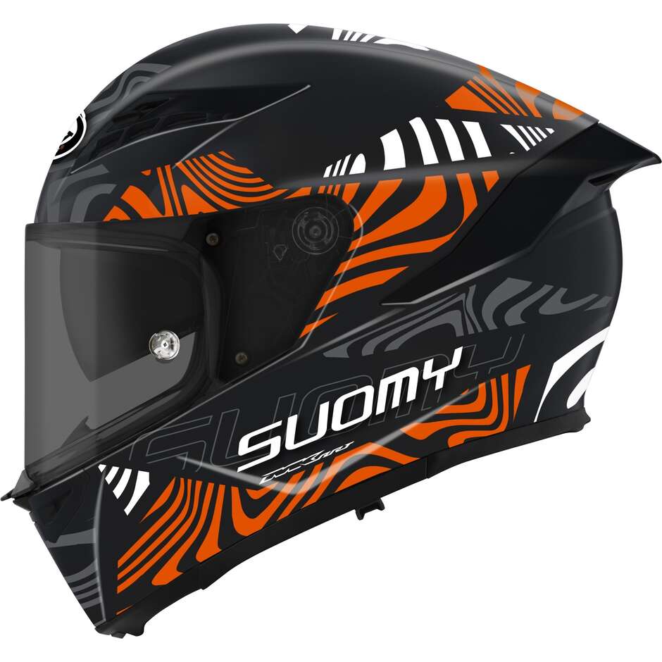 Casco integrale moto Suomy STELLAR 2 Molten Arancione Matt Orange helmet casque