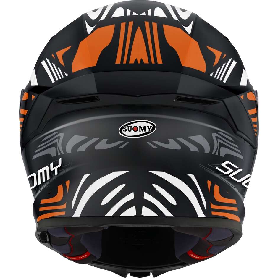 Casco integrale moto Suomy STELLAR 2 Molten Arancione Matt Orange helmet casque