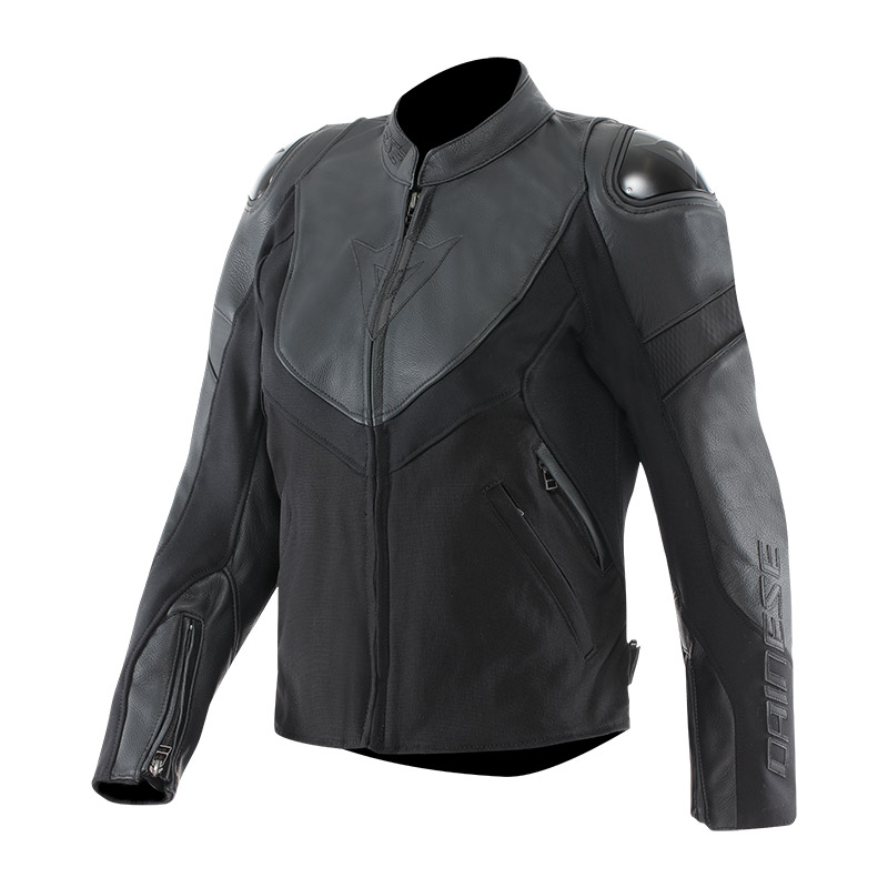 Giacca pelle Dainese IPERATTIVA Donna Black leather jacket