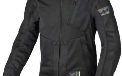 Giacca Moto Estiva Macna Torido Nero Uomo