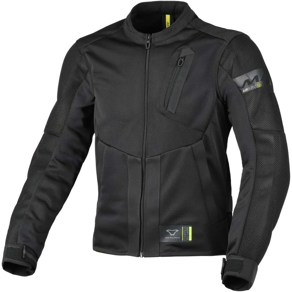 Giacca Moto Estiva Macna Torido Nero Uomo
