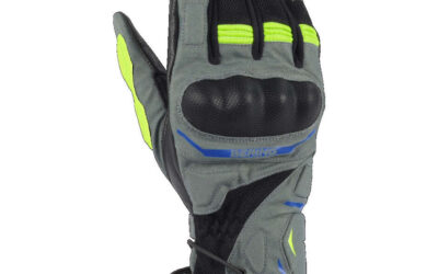 Guanti Bering BAKUNDU Grey Yellow invernale lungo adventure gloves