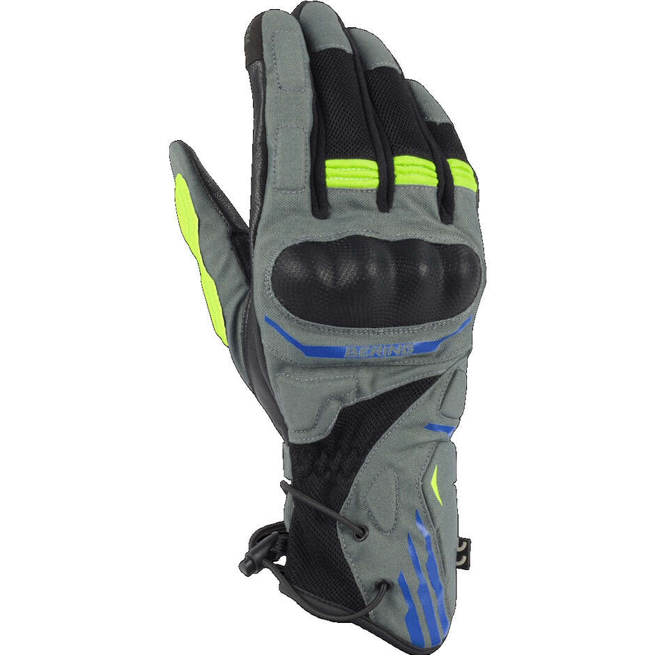 Guanti Bering BAKUNDU Grey Yellow invernale lungo adventure gloves