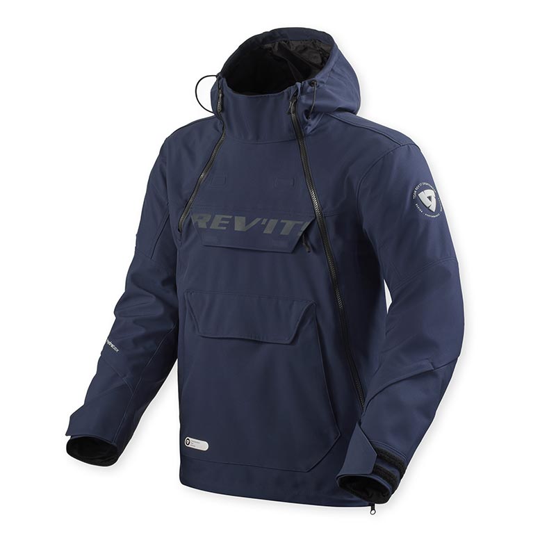 Giacca Moto Laminata Revit ALTAIR H2O Dark Blue Impermeabile Uomo Moto