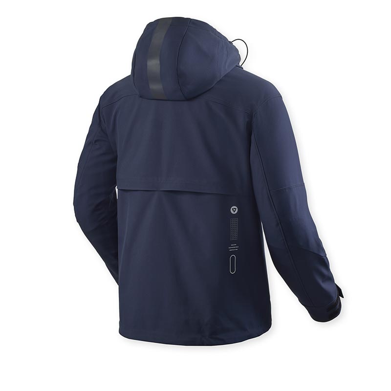 Giacca Moto Laminata Revit ALTAIR H2O Dark Blue Impermeabile Uomo Moto