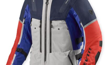 Giacca Touring Revit Sand 5 H2O Silver Blu Red jacket Man