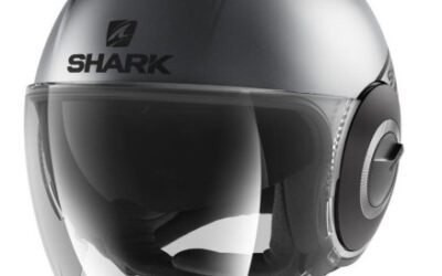 Casco jet Shark Nano Street Neon Mat AKK helmet casque