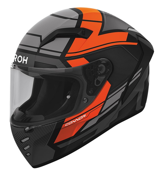 Casco integrale Airoh CONNOR Ego Arancione Orange helmet casque