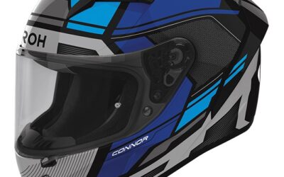 Casco integrale Airoh CONNOR Ego Blu helmet casque