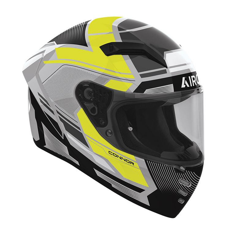 Casco integrale Airoh CONNOR Ego Giallo Yellow helmet casque