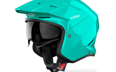 Casco jet Airoh Kombakt aquamarine helmet casque