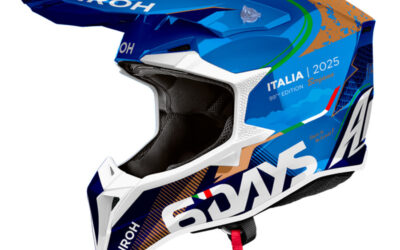 Casco cross Airoh Wraaap 6 SIX DAYS ITALIA 2025 helmet casque