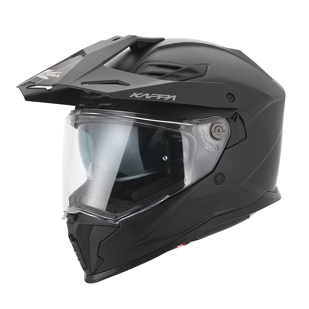 Casco KAPPA KV33 NERO OPACO BLACK MATT integrale moto on off adventure enduro motard helmet casque