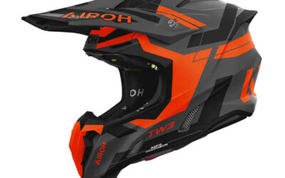 Casco cross Airoh Twist 3 Dynasty Orange Matt helmet casque