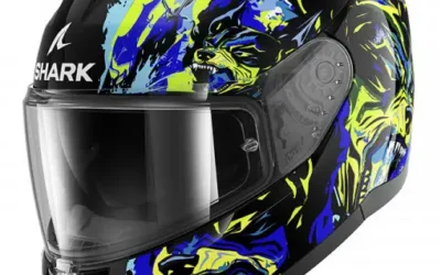Casco integrale Shark RIDILL 2 Racing Beast Blu KBG helmet casque