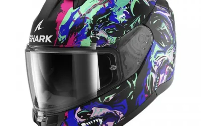 Casco integrale Shark RIDILL 2 Racing Beast mat KVG helmet casque