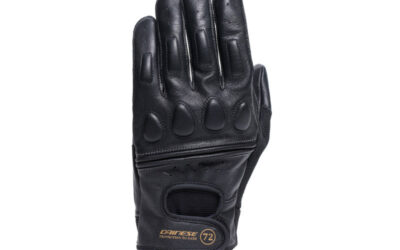 Guanti Moto Uomo Pelle Vintage Dainese Blackjack 2 Nero