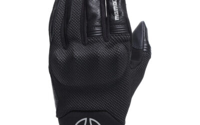 Guanti Moto Uomo Estivi Momo Design ASCENDANCY Nero