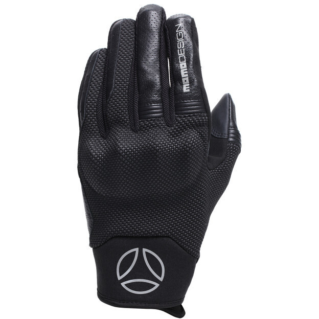 Guanti Moto Uomo Estivi Momo Design ASCENDANCY Nero