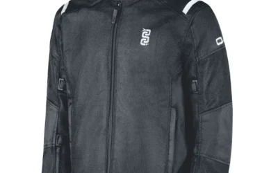 Giacca Moto Estiva Traforata OJ Flow Man Black