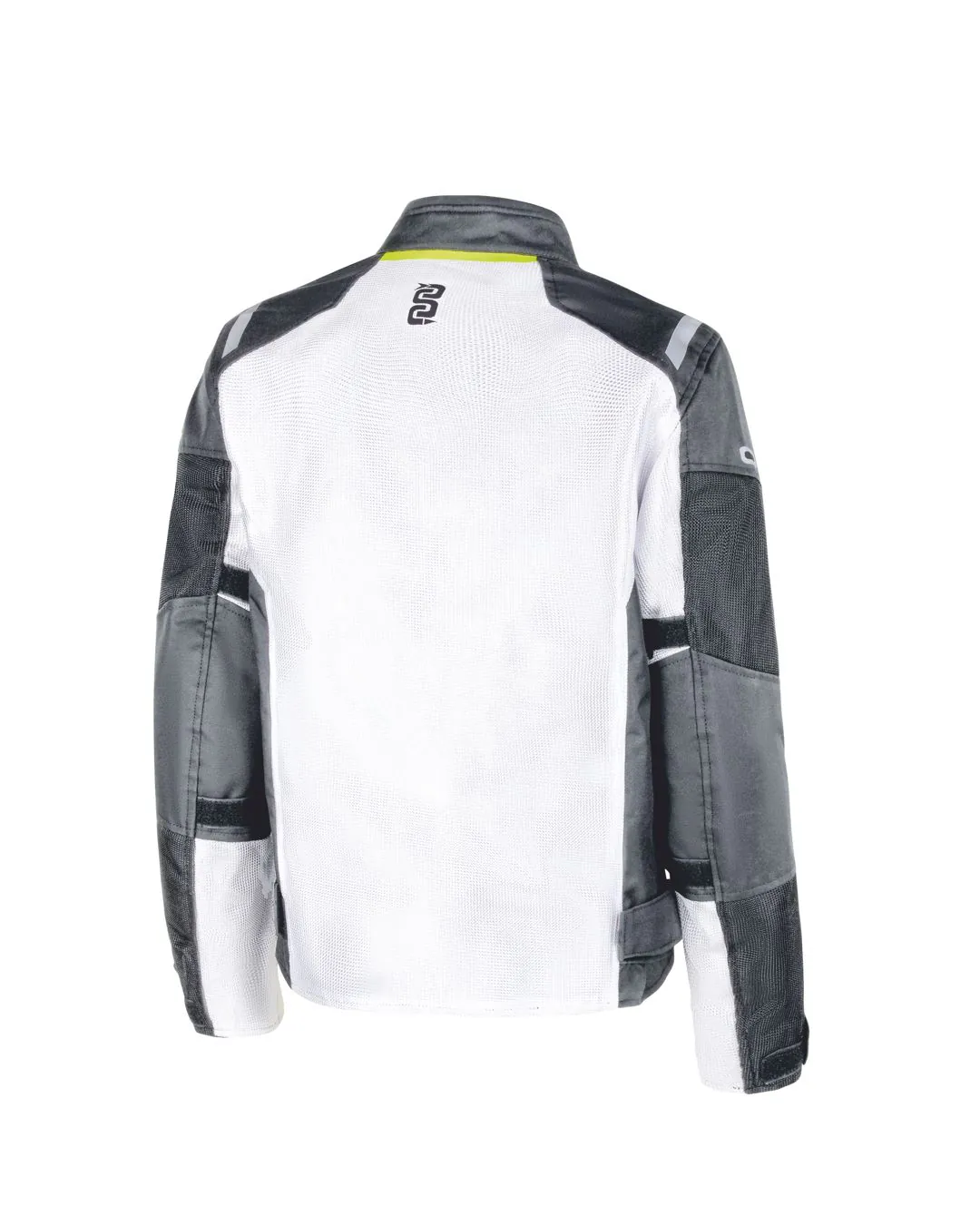 Giacca Moto Estiva Traforata OJ Flow Man Black White