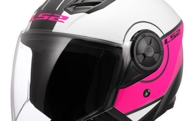 Casco JET LS2 OF616 Airflow 2 Cover pink helmet