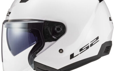Casco JET LS2 OF600 Copter II 2 white helmet