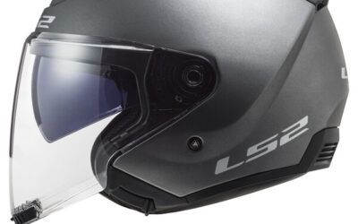 Casco JET LS2 OF600 Copter II 2 titanio matt helmet