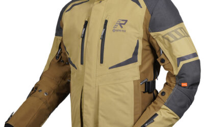 Giacca Moto Laminata Uomo Rukka Ventu-R Khaki Gore-Tex Invernale