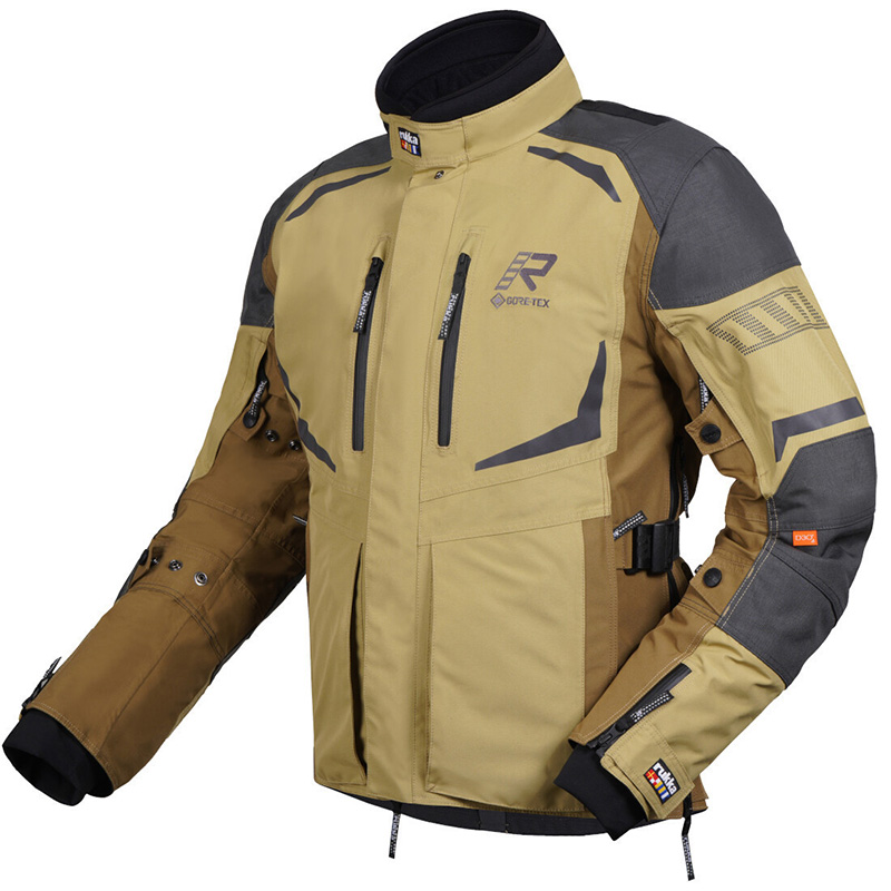 Giacca Moto Laminata Uomo Rukka Ventu-R Khaki Invernale